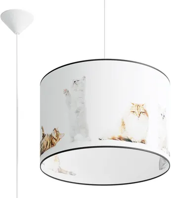 Immagine prodotto di Lampada a sospensione KITTY 40 1xE27 15W PVC 95x40x40cm Sollux Lighting