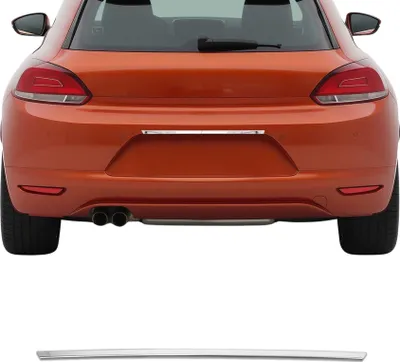 Image de Garniture de Hayon Coffre pour VW Scirocco 2008-2017 acier inox