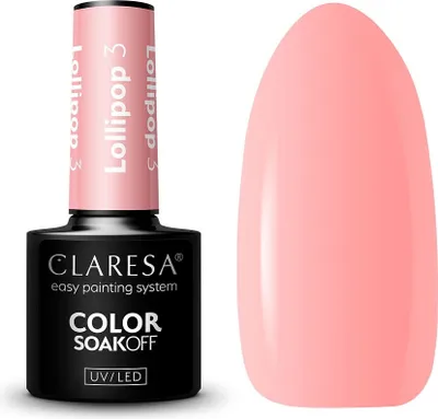 Zdjęcie produktu dla CLARESA Lakier hybrydowy LOLLIPOP 3 -5g