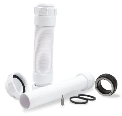 Toiletten-Spülkegel WC-Pananschluss, Flex Kit, 40 mm, weiß