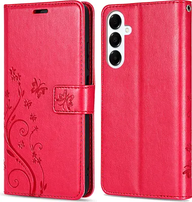 Produktbild von Handy Tasche für Samsung Galaxy A16 5G Hülle Handyhülle Klapphülle Wallet Case Rot