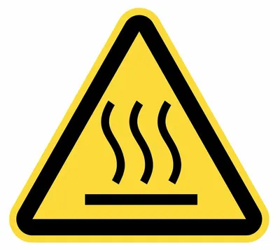 Imagen del producto de Adhesivos de advertencia, triangulares, de color amarillo, de 15 cm, paquete de 5 unidades, para señalización de superficies