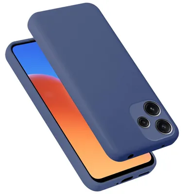 Produktbild von Cadorabo Hülle für Xiaomi Redmi 12 5G 2024 Hülle Silikon Handyhülle Case aus flüssigem Silikon, Kratzfeste und stoßfeste Schutzhülle für Xiaomi Redmi 12 5G 2024