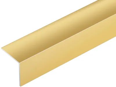 Zdjęcie produktu dla Kątownik aluminowy 20x20x1,5mm Cezar Złoty Mat 2m