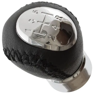 Produktbild von Mazda 3 BK 03-08 Schaltknauf SCHWARZES LEDER 5-GANG 12MM