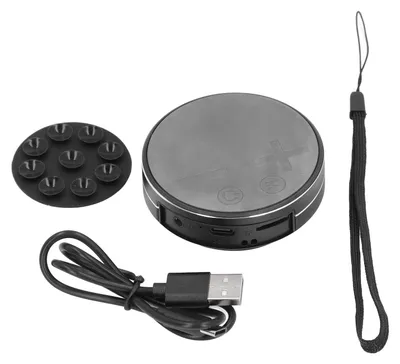 Obrázek produktu pro Reproduktor s kostní vodivostí, stereo, mini, přenosný, vodotěsný, přehrávač hudby pro domácnost, venkovní použití, cestování, černý