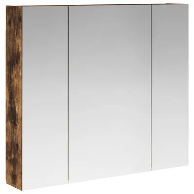 Obrázok produktu pre Kúpeľňová zrkadlová skrinka Dymová dub 80 x 14.5 x 70 cm