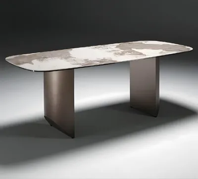 Produktbild von Esstisch Tisch Esszimmer Holz Design Luxus Modern Tische Braun Esstische