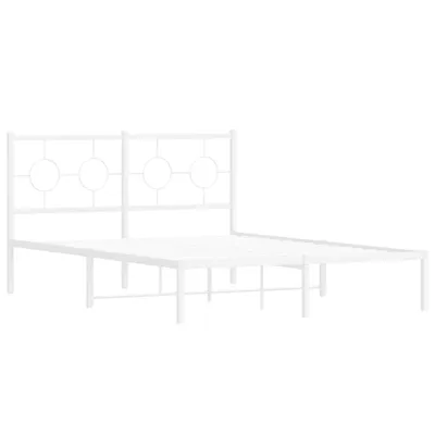 Immagine prodotto di Giroletto con Testiera Metallo Bianco 140x200 cm