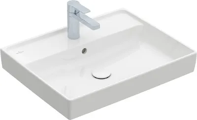 Produktbild von Villeroy & Boch Collaro Waschtisch, 1 Hahnloch, mit Überlauf, 600x470mm, 4A3360R1