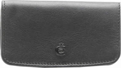 Zdjęcie produktu dla Skórzany portfel Esquire Logo Coin Wallet czarny czarny