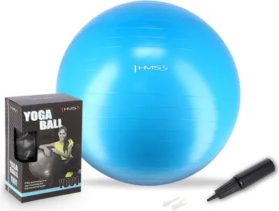 Immagine prodotto di Palla da ginnastica azzurra da 75 cm - Anti-scoppio, antiscivolo