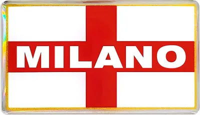 Obrázok produktu pre Nálepka 3D Milano HQ vlajka