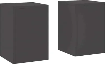 Obrázek produktu pro vidaXL Stojan na rostliny 2 ks černý 24 x 24 x 35 cm ocel