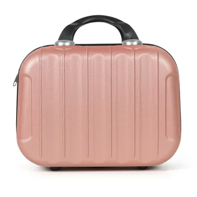 Produktbild von Kosmetikkoffer Tragbare Make-up Organizer Box Kosmetikkoffer Make-up Koffer, für Kosmetiktasche für Reise Kulturbeutel auf Trolley befestigbar