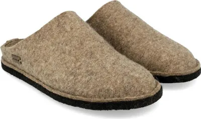 Image de HAFLINGER Flair Soft Pantoufles 100% pur feutre de laine, lit plantaire incorporé, semelle en feutre avec revêtement en latex