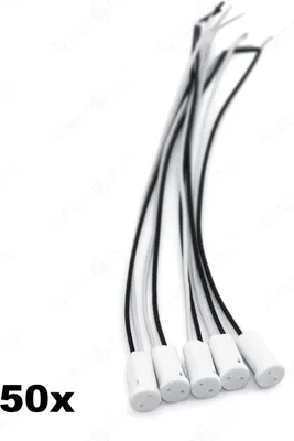 Produktbild von 50 Stück G4 Fassung mit kabel aus Hochwertigem keramik