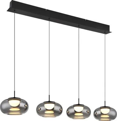 Produktbild von Globo Lighting Hängeleuchte Metall schwarz matt, LED