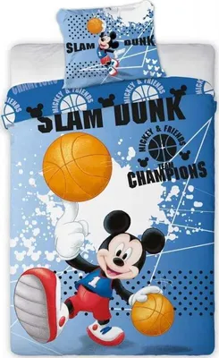 Produktbild von arlis Bettwäsche Mickey Disney – 1 Bettbezug 140 x 200 cm + 1 Kissenbezug 63 x 63 cm (Bettwäsche Mickey – F)
