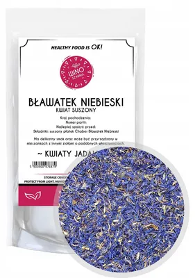 Zdjęcie produktu dla Suszone Płatki Chaber Bławatek 20g Kwiaty Jadalne
