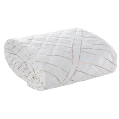 Produktbild von Samt-Bettdecke 170X210 weiß