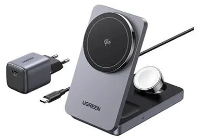 Produktbild von Ugreen Kabelloses Ladegerät - 3-in-1, magnetisch - 15 Watt (magnetisch)