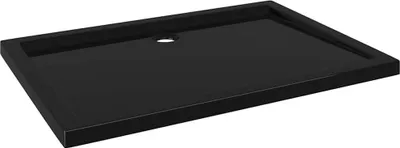 Produktbild von vidaXL Duschtasse ABS Rechteckig Schwarz 80x110 cm