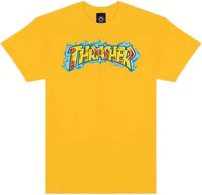 Produktbild von Thrasher Graff Kurzarm-t-shirt Gelb S Herren,Damen Gelb S