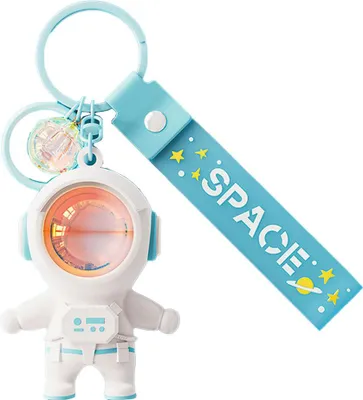 Produktbild von Astronauten-Sonnenuntergangs-Atmosphärenlampe Schlüsselanhänger-Anhänger,white