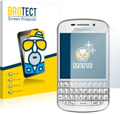 Produktbild von 2x BROTECT Schutzfolie für BlackBerry Q10 Displayschutz Displayschutzfolie Folie Matt Entspiegelungsfolie