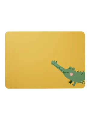Image de ASA Vorteilset 4 Stück Tischset, Croco Krokodil KIDS 46 x 33 cm, Lederoptik 78811420 Neuheit 2020 und Geschenk + Spende