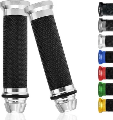 Produktbild von Famanu Handgriffe für Motorräder - Silber
