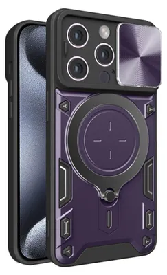 Zdjęcie produktu dla Techsuit CamGuard Pro etui na iPhone 15 Pro – fioletowe