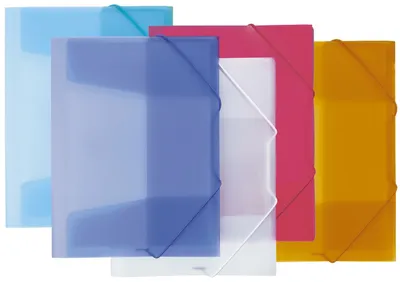 Image de PAGNA Gummizugmappe A3 PP 3 Einschlagklappen gelb