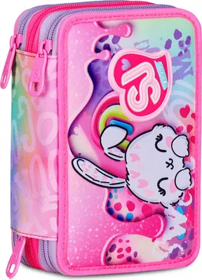 Obrázek produktu pro Kreativní Koníčky - Výtvarné Umění - Stacionární.kreslení - Omalovánky.seven.astuccio 3 Zip Sj Gang Fantasys Girl