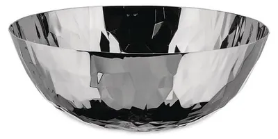 Runde Kom, 18-10 Edelstahl, Silber, Ø 20,7 cm, Höhe 8 cm
