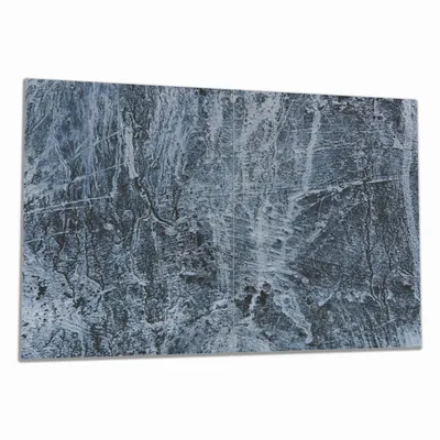 Produktbild von Wallario Herdabdeckplatte aus Glas, Größe 80 x 52 cm 2-teilig, Motiv Alte graue Steinwand