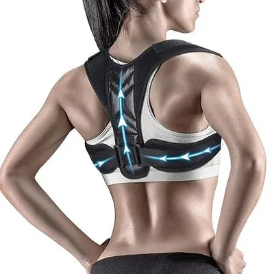 Zdjęcie produktu dla Korektor postawy y nylonowy stabilizator pleców dla mężczyzn kobiet