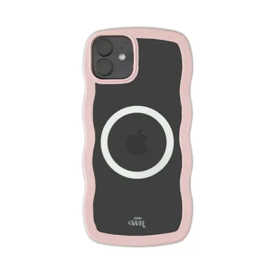 Produktbild von Wavy Hülle MagSafe Pink  - Kompatibel mit iPhone 12