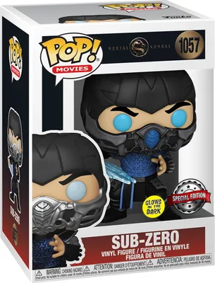 Produktbild von Mortal Kombat - Sub-Zero 1057 Glows Special Edition - Funko Pop! - Vinyl Figur