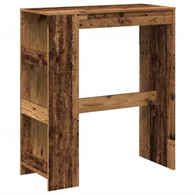 Produktbild von vidaXL Bartisch mit Regal Altholz-Optik 90x40x103,5 cm Holzwerkstoff