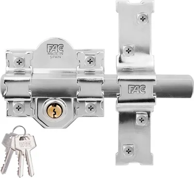 Image de Serrure Fac 301-l/80 Nickel Sécurité Renforcée Nickelée - Fac