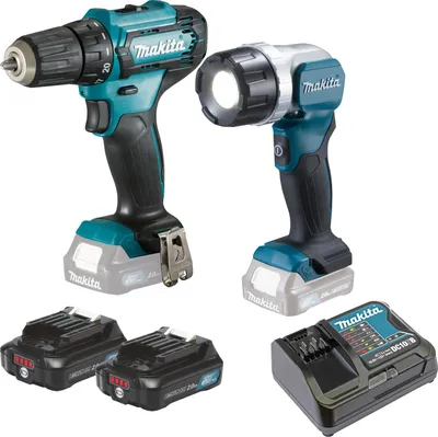 Produktbild von Makita DF333DSAL1, Handbohrmaschine, 1 cm, 1700 RPM, 2,1 cm, 1 cm, 0,8 mm