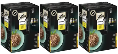 Produktbild von SHEBA® Portionsbeutel Mutlipack Delikatesse in Gelee Geflügel Variation 3 x 12 x 85g