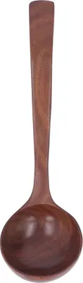 Produktbild von Schöpflöffel aus Holz für Suppenzubehör, Massivholz, umweltfreundlich, zum Kochen, Servieren, Küchenutensilien für Zuhause und Hotels