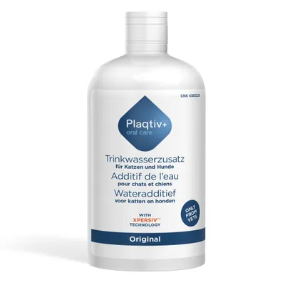 Produktbild von Plaqtiv+ Trinkwasserzusatz 500 ml | Hunde & Katzen | Zahnpflege & Zahnstein