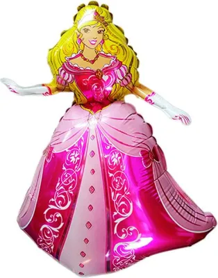 Image de Ballon rose princesse - 72cm