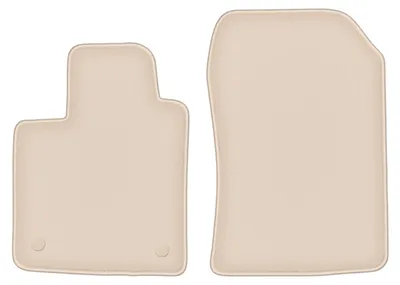 Produktbild von DURBAN Beige Velours-Fußmatten vorne für Renault Twingo II Schrägheck (2007-2014)