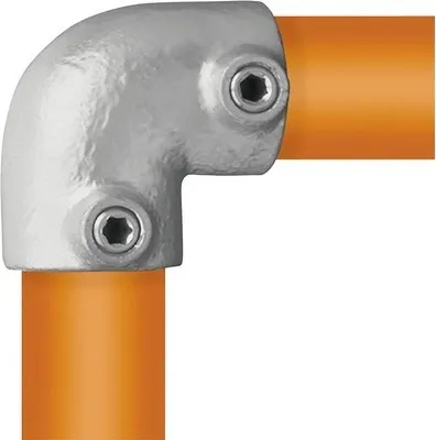 Produktbild von Buildify Winkelstück Rohrverbinder 90° für Gerüstrohr aus Stahl Ø 33 mm