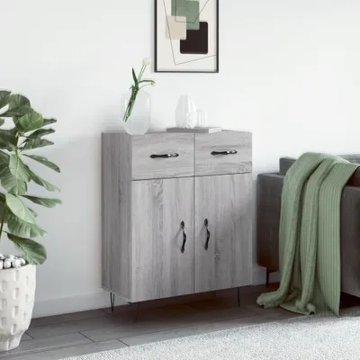 Produktbild von [Home] Sideboard Grau Sonoma 69,5x34x90 cm Holzwerkstoff , Neue Mode 2024 im häuslichen Leben